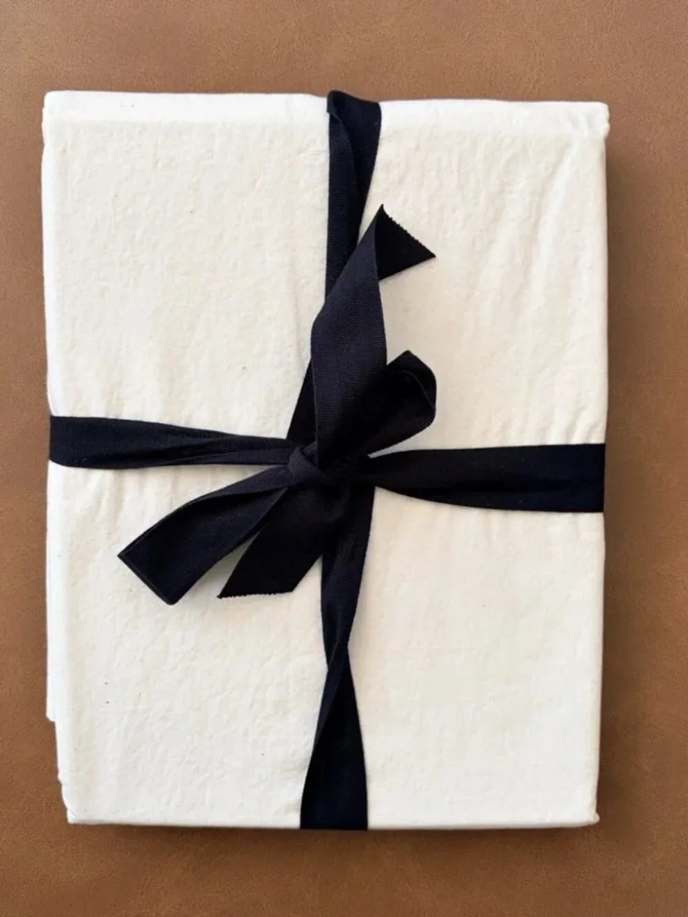 NWT West Elm Organic Washed Cotton Standard Pillowcases - Ivory (2)